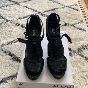 ALDO Nieves Black Heels Size 40B